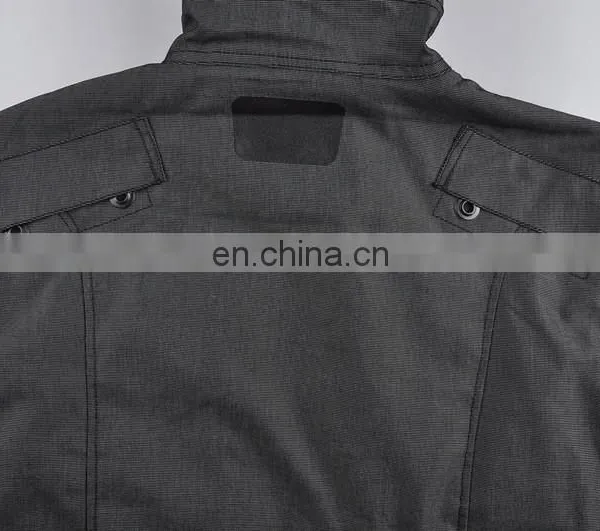 Stylish Mens Spring Thin Paded Hooded Waterproof Long Jean Jacket photo-4