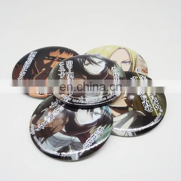 Personality Tin Metal Round Button Pin Badge photo-2