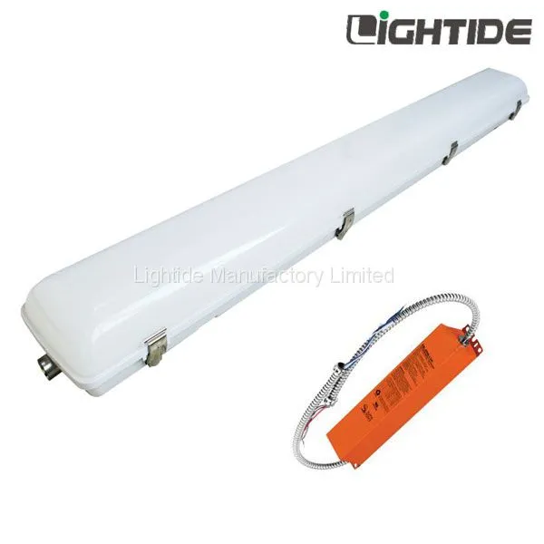 Lightide 2' аварийные высокие светильники LED для магазинов с резервной батареей, DLC / CE, гарантия 5 лет