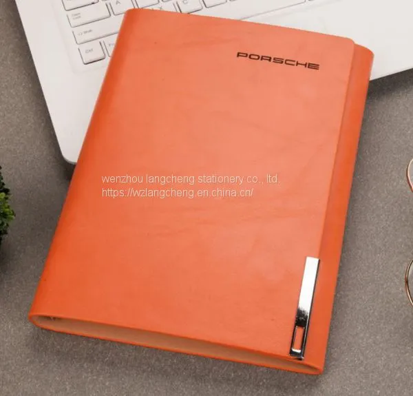 2020 New 6 Ring Bind Notebook Custom a5 Planner Kraft Diary Calendar Card Holder Logo Printing Notebook photo-2