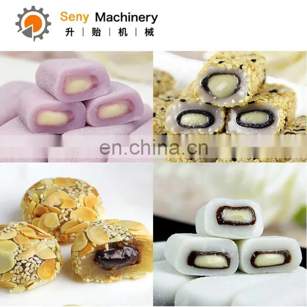 Professional PLC Control Three Color Mochi Ice Cream Encrusting Machine photo-7