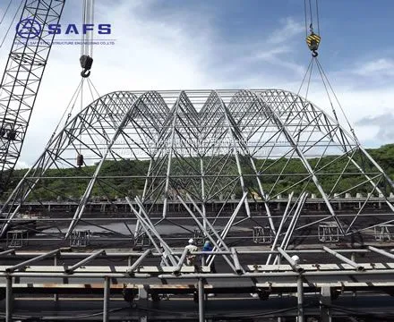 Long Span Space Frame Steel Structural Coal Storage photo-5