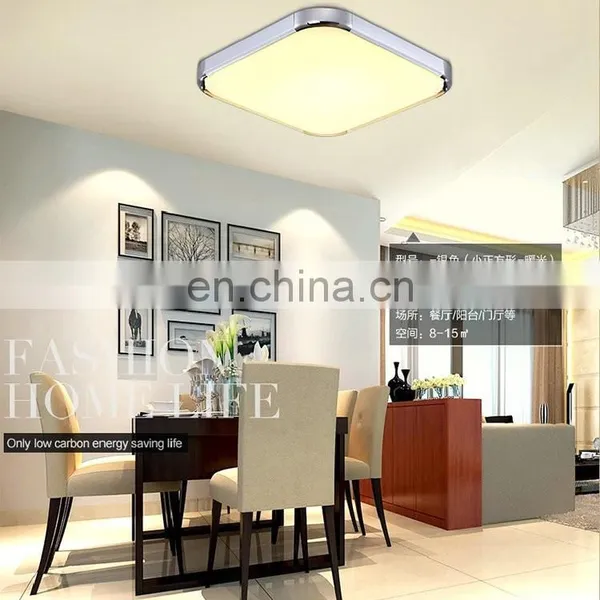LED Modern Ultra-thin Led Ceiling Lamps Nonpolar Dimmable Rectangular Bedroom Light photo-4