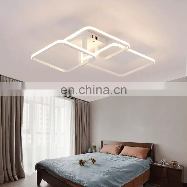 Led Ceiling Lamp Simple Living Room Lighting Square Personality Bedroom Study Ceiling Lighting photo-5