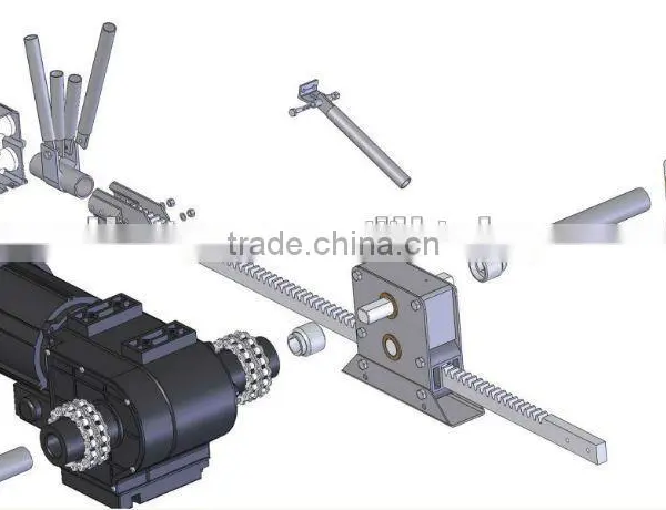 Greenhouse Roof Vent Rack and Pinion Auto System