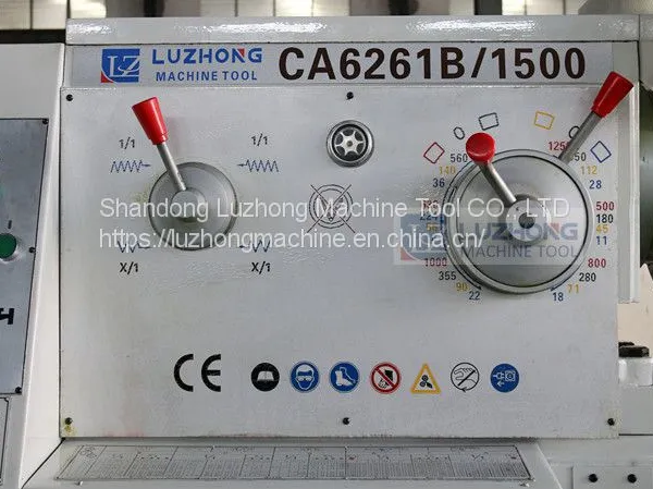 CA6161/CA6261 Big Bore Gap Bed Lathe Machine Manual Lathe Machine photo-3