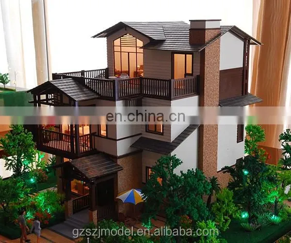 Model Product Model Miniature House ,handmade Architectural Villa Model photo-4