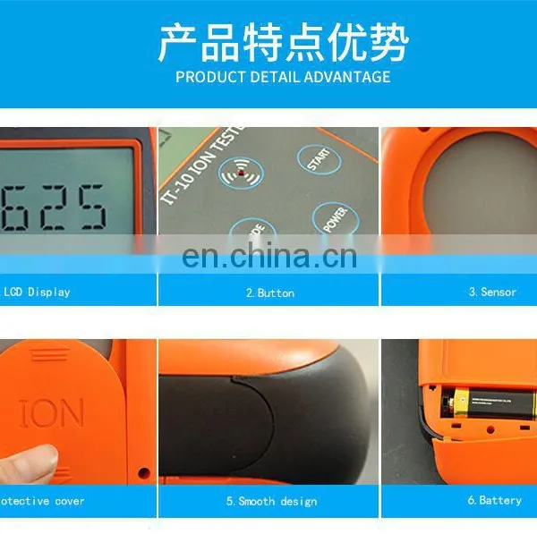 IT-10 Tourmaline Negative Ion Tester Detector photo-4