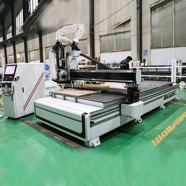 Production Line CNC Router Wood Working Automatic Loading and Unloading Nesting Machine for Cnc Furniture Cabinet photo-3