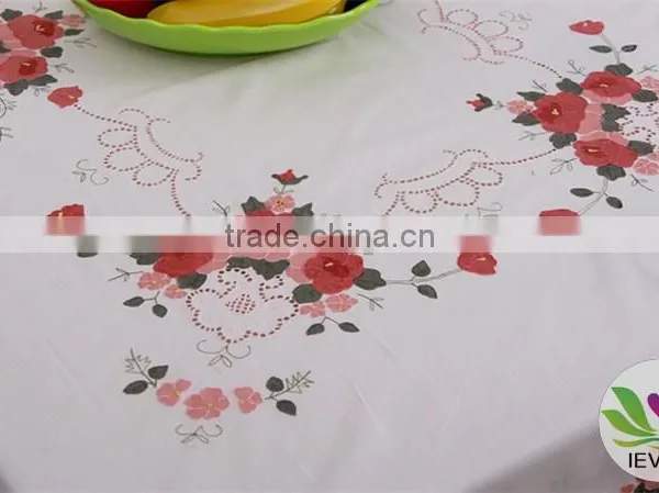 2015 New Hand Embroidery Design Fabric Tablecloth Wholesale Brocade Designs Tablecloth photo-3