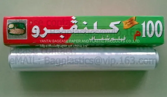 Biodegradable Compostable Food Wrap Kitchen Pvc Cling Film Kitchen Use Plastic Wrap PVC PE Cling Film For Food Wrap