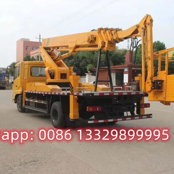 HOT SALE! Good Price Dongfeng 28m Telescopic Aerial Working Platform Vehicle for Sale photo-4