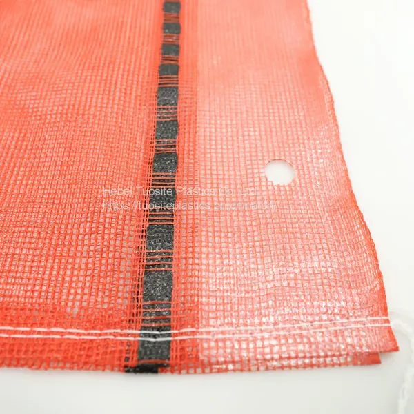 Leno Mesh Bag With Printed Label For Garlic With UV Treated And Color File photo-5
