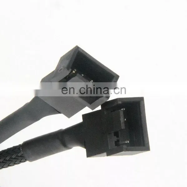 4 Pin PWM Fan Cable to 2 / 3 / 4 Ways PWM Sleeved Computer Case Fan Power Y-Splitter Adapter Cable Extension Cable photo-4