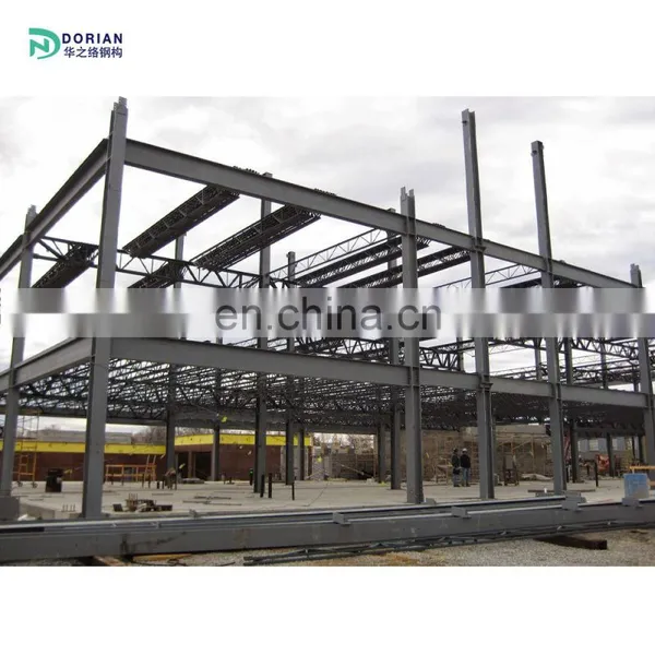 Prefabricated Prefab Fashion Design Layout Steel Structure Workshop photo-2
