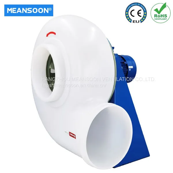 MPCF-250-B2T Chemical Anticorrosive Plastic Centrifugal Fans