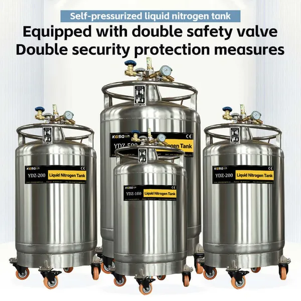 Thailand Filling Liquid Nitrogen Tank KGSQ Liquid Nitrogen Refrigerator photo-2