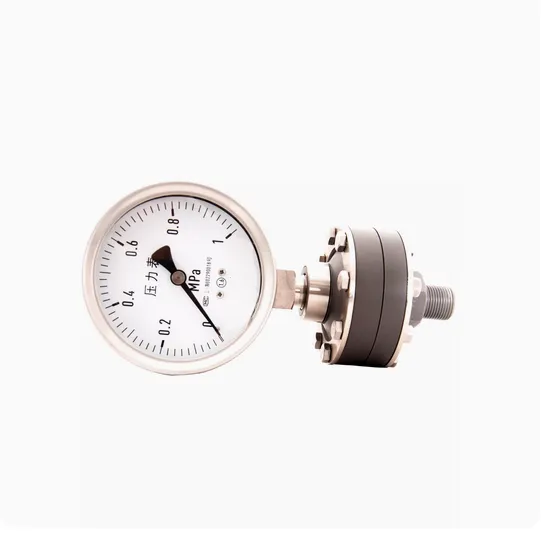 Stable Measurement, Anti-corrosion Joints, Full Range, Special Material PVC Diaphragm Pressure Gauge 2.5 Accuracy 100mm, PVC Diaphragm Pressure Gauge Accuracy 1.6FS Full Range Bottom Connection 100mm, Anti-corrosion Joint photo-3