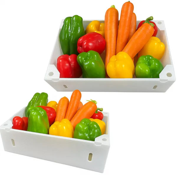 Recycled Turnover Vegetable Packaging Box Vegetable Corrugated Boxes