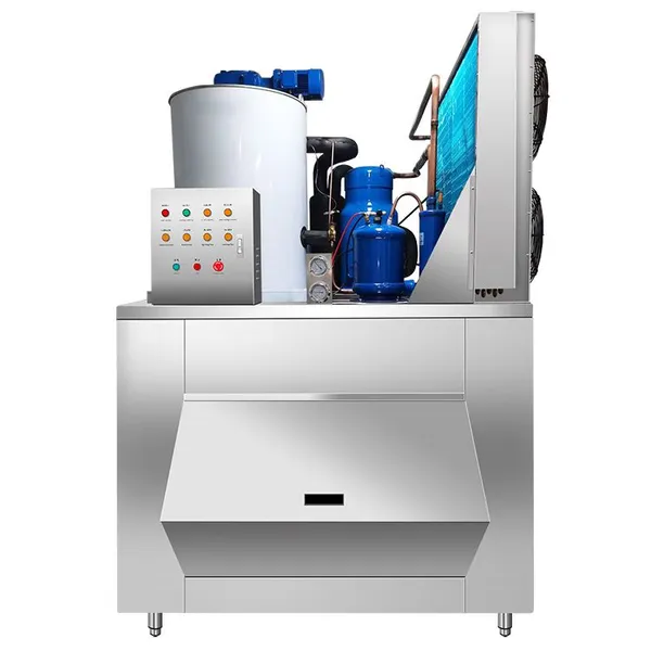 3 Ton Industrial Flake Ice Making Machine | High Capacity for Seafood/Cold Storage | Customizable photo-2