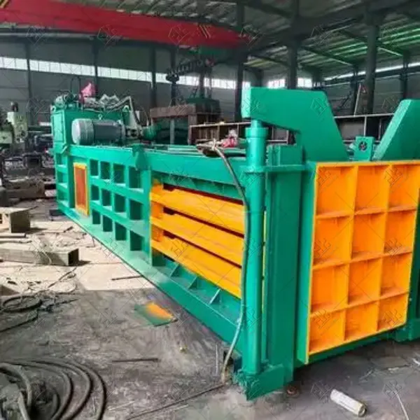Heavy Duty Paper Cardboard and Film Horizontal Hydraulic Baler photo-4