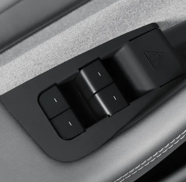 Car Door Switch Panel Cover - Silicone Black With 1-Year Warranty photo-2