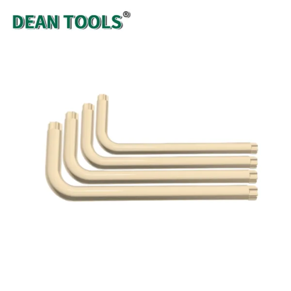 Non-Sparking Flower Type Allen Key Hex Key Wrench, L-Type Torx Allen Key, Flower Type Hexagon Socket Wrench, 6 Point Hex Screwdriver photo-4