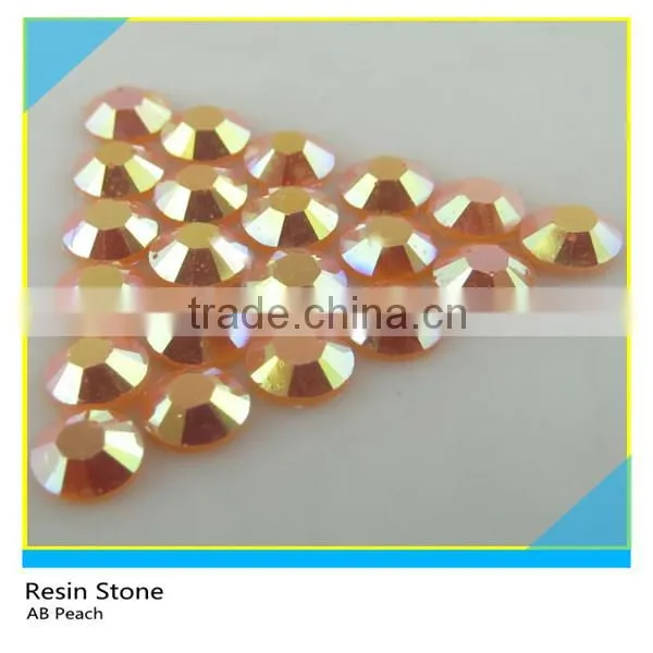 Iron On Colorful Round Resin Stone For Nail Art photo-5