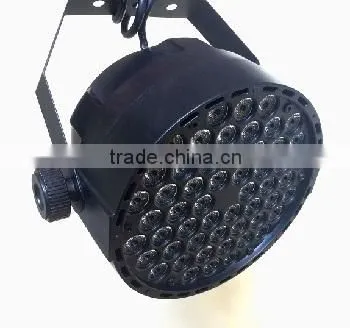 Led Par light 60W 54*1W RGBW(R:12pcs G:18pcs B:18pcs W:6pcs) mixed colors Stand alone/Master/Slave/Sound active Christmas light