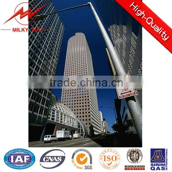 6-12m led light Traffic Light Pole with double systems