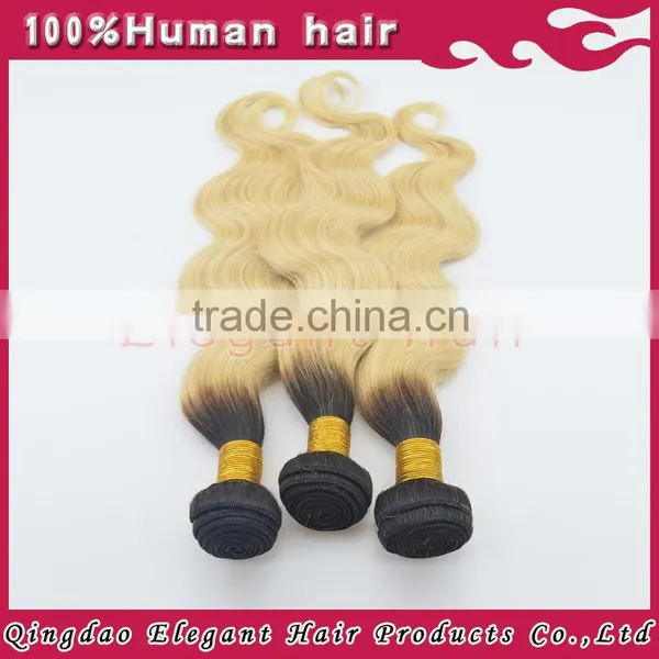 100% Indian Virgin Human Ombre Body Wave With Top Quality in Lower Price on photo-2