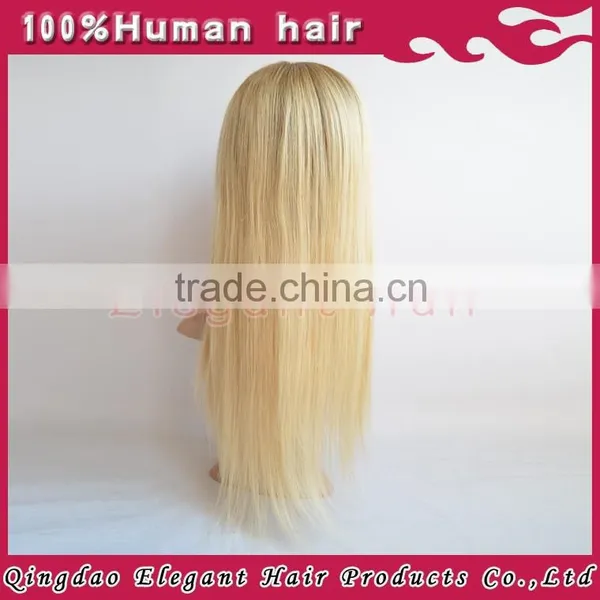 Qingdao Elegant 2015 Hot Sale Brazilian Human Hair Used Full Lace Wigs photo-6