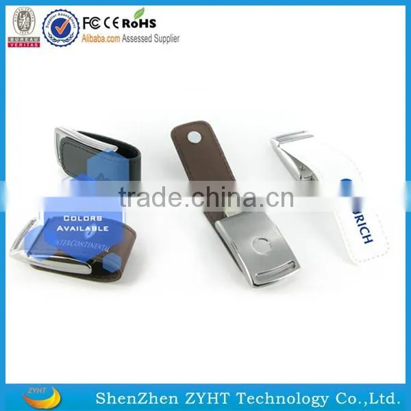 2015 Hot Products High Quality Usb 1gb-16gb Black Leather Usb Flash Drive Wholesale