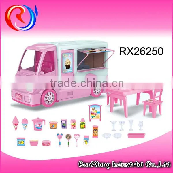 Children Toy Kitchen Tool Set Breakfast Cart Mobile Coffee Cart photo-4