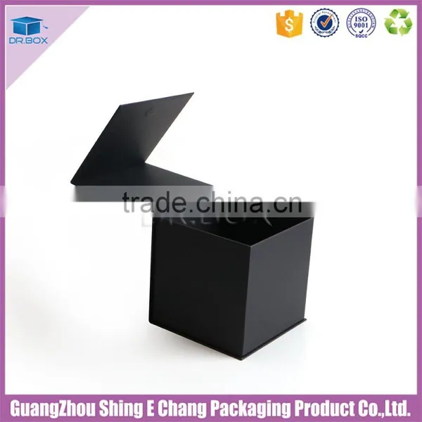 Black Cardboard Paper Box Packaging, Foldable Carton Box Packaging Full Color Gift Box photo-4
