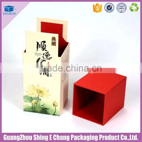 Elegant Wood Box Custom Logo Wine Box Wholesale photo-2