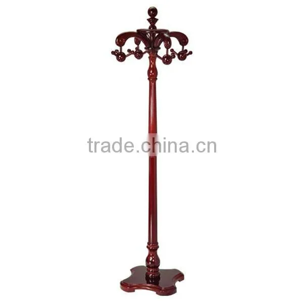 Hotel Wood Material Coat Tree photo-2