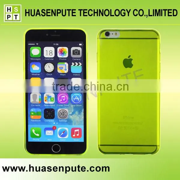 Ultra Slim Transparent TPU Cell Phone Holder Case For Apple Iphone6 photo-3