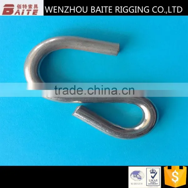 Steel Electric Galvanized S Hook 6mm U Shpaed ,S Shaped & Meat Hook. photo-4