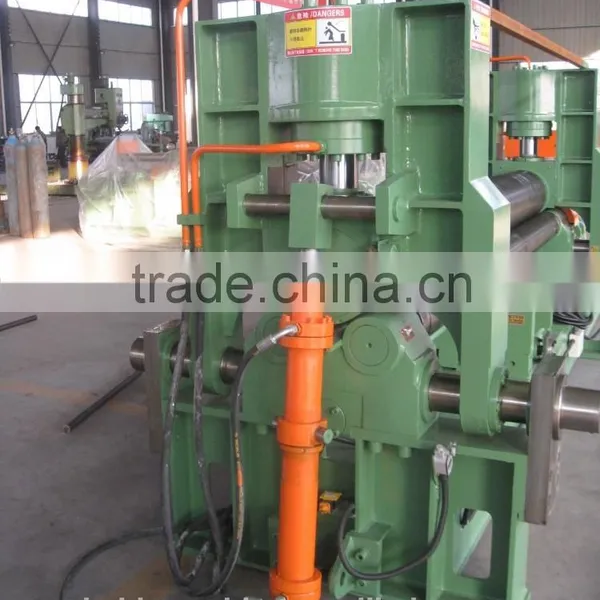 Hydraulic 3-roll Symmetrical Plate Bending Machine for Rolling Cone With Stainless Steel and Aluminum photo-4