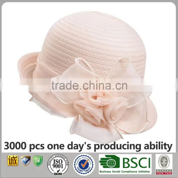Silk Stitching Hat China Supplier Wholesale Bowler Hat Lady Hat photo-5