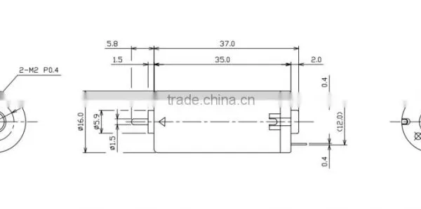 16mm DC Motor With Brush for Car/Printer/Home Appliance From Japan photo-2