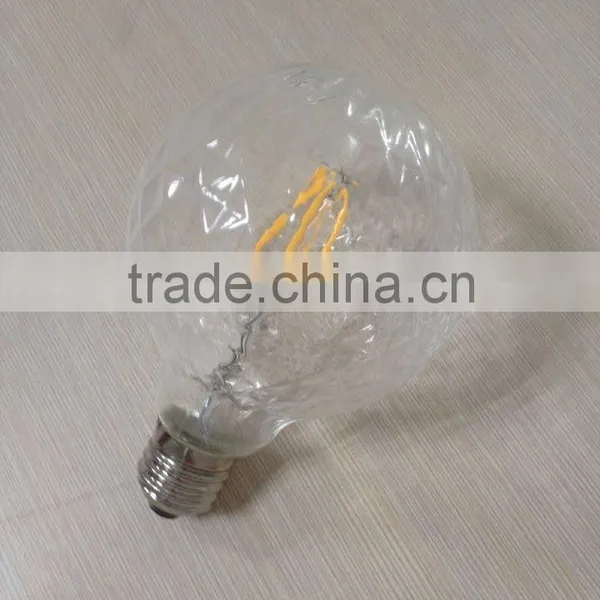 ETL E27 8W 6W 10W LED FILAMENT BULB LIGHTING LAMP POLYHEDRAL GLASS DECORATIONS HOME photo-2