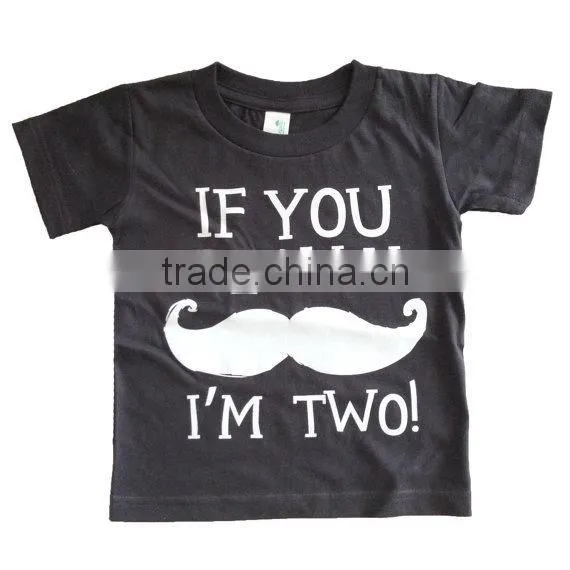 Baby Boys Organic Cotton t Shirts Design of Beard Wholesale photo-5
