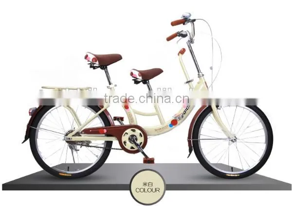 22 Inch Tandem Bike / Single Speed Tandem Bicycle / Bicycle for Mom and Baby photo-4
