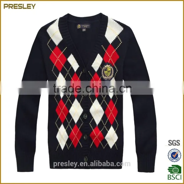 Presley Oem High Quality Sweater Cardigan Children Plain Knited Sweater School Cardigan photo-2