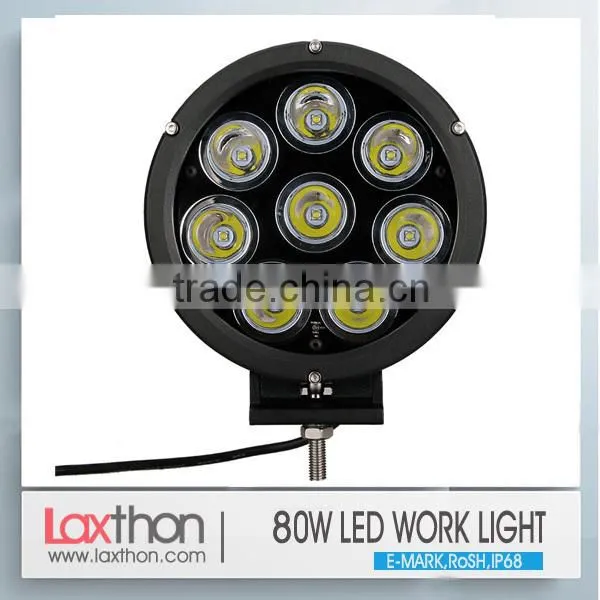 Emark RoHS Round Shape High Power 7 Inch 80W Led Driving Light Quality Choice photo-2
