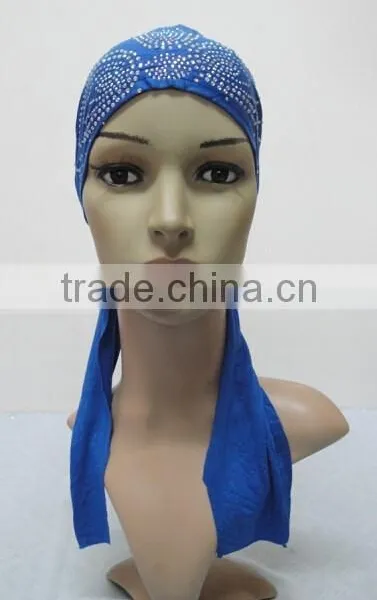 C071 New Style Jersey Underscarf With Much Rhinestones photo-5