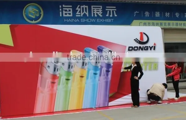 10ft Custom Slatwall Display Tension Exhibition Trade Show Displays photo-5