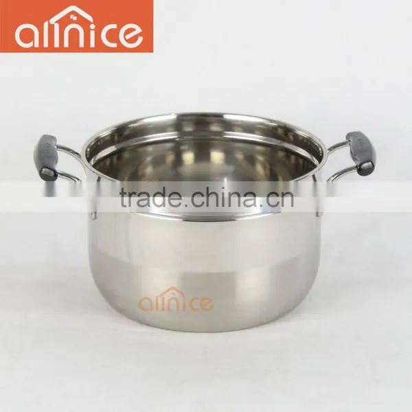 Allnice- Korea Design Ss201 Single Layer Steamer Pot With Steamer Insert and Vented Lid photo-5